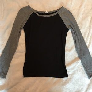 Black and Grey top